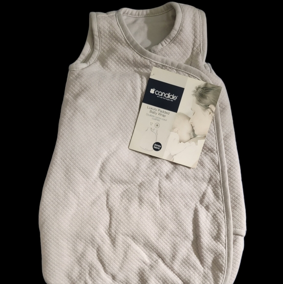 Candide Size 0-3M Luxury Lightweight Baby Wrap in Grey - Picture 4 of 4